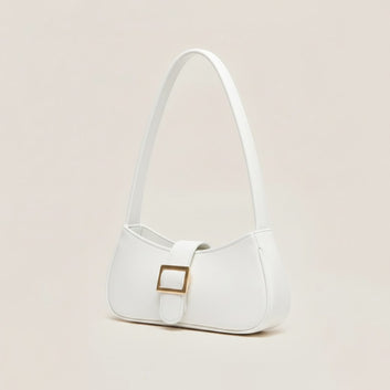 Sophisticated White Handbag 0034