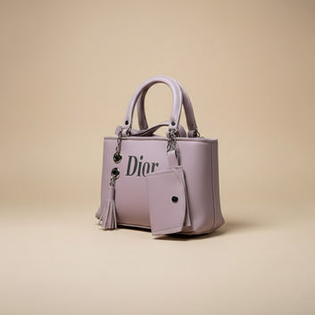 Elegant Lilac Dior-Inspired Mini Tote 0070