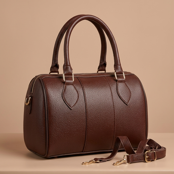 Premium Leather Handbag With Long Strap