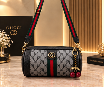 GG Milano Classic Monogram Bag With Cherry Charm